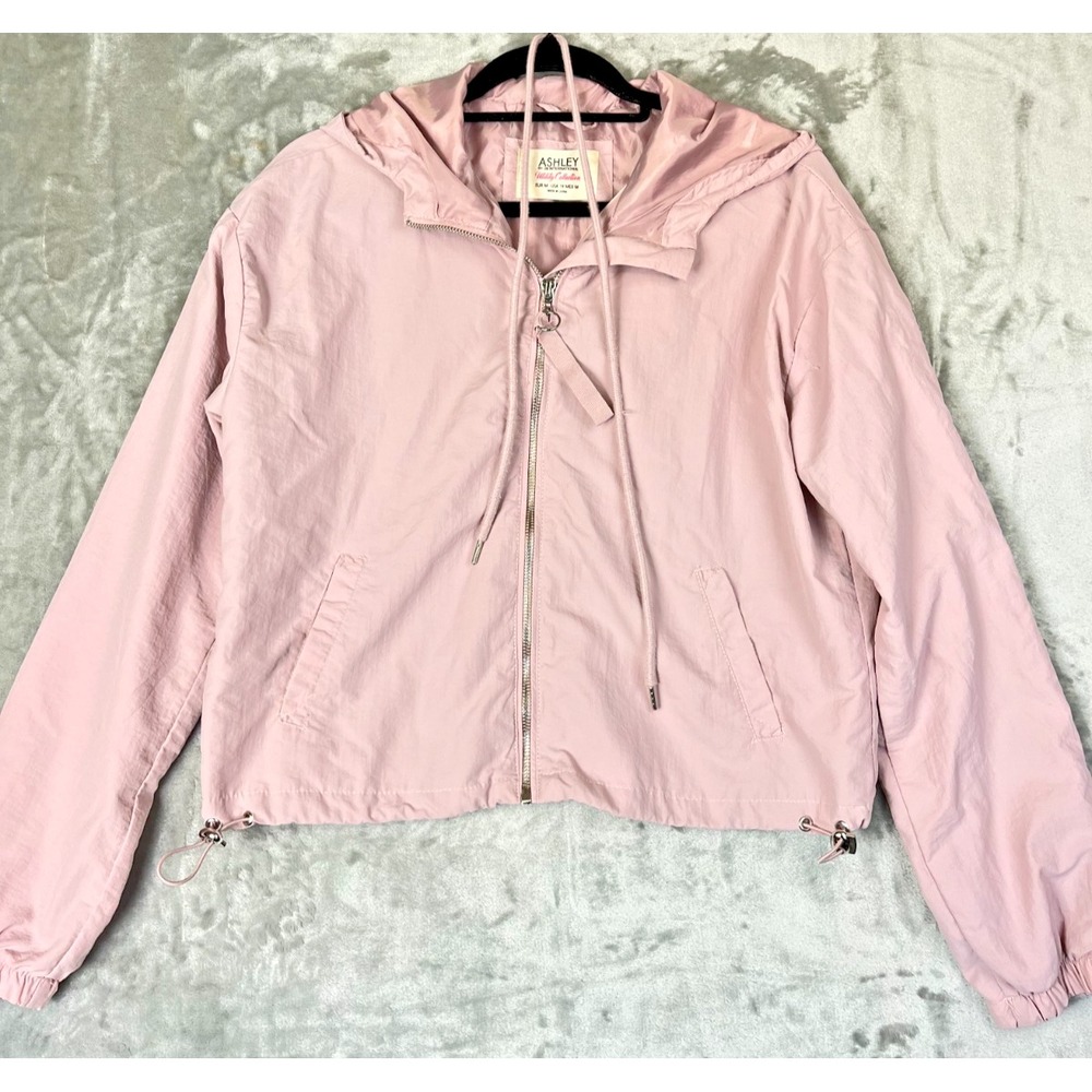 Ashley By 26 International Jacket Womens Medium Pink Utility Downtown Collection